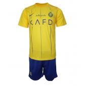 Al-Nassr Hjemmebanetrøje Børn 2023-24 Kort ærmer (+ bukser)