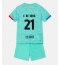 Barcelona Frenkie de Jong #21 Tredje trøje Børn 2023-24 Kort ærmer (+ bukser)