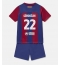 Barcelona Ilkay Gundogan #22 Hjemmebanetrøje Børn 2023-24 Kort ærmer (+ bukser)
