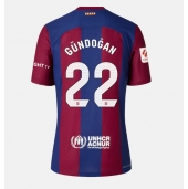 Barcelona Ilkay Gundogan #22 Hjemmebanetrøje Dame 2023-24 Kort ærmer