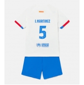 Barcelona Inigo Martinez #5 Udebanetrøje Børn 2023-24 Kort ærmer (+ bukser)
