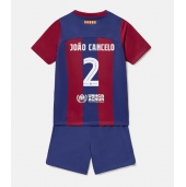 Barcelona Joao Cancelo #2 Hjemmebanetrøje Børn 2023-24 Kort ærmer (+ bukser)