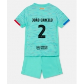 Barcelona Joao Cancelo #2 Tredje trøje Børn 2023-24 Kort ærmer (+ bukser)