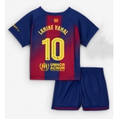 Barcelona Lamine Yamal #10 Hjemmebanetrøje Børn 2025-26 Kort ærmer (+ bukser)
