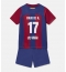 Barcelona Marcos Alonso #17 Hjemmebanetrøje Børn 2023-24 Kort ærmer (+ bukser)