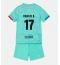 Barcelona Marcos Alonso #17 Tredje trøje Børn 2023-24 Kort ærmer (+ bukser)