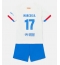 Barcelona Marcos Alonso #17 Udebanetrøje Børn 2023-24 Kort ærmer (+ bukser)