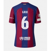 Barcelona Paez Gavi #6 Hjemmebanetrøje 2023-24 Kort ærmer