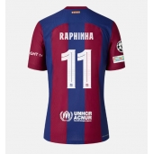 Barcelona Raphinha Belloli #11 Hjemmebanetrøje 2023-24 Kort ærmer