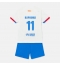 Barcelona Raphinha Belloli #11 Udebanetrøje Børn 2023-24 Kort ærmer (+ bukser)
