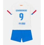 Barcelona Robert Lewandowski #9 Udebanetrøje Børn 2023-24 Kort ærmer (+ bukser)