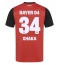 Bayer Leverkusen Granit Xhaka #34 Hjemmebanetrøje 2024-25 Kort ærmer