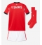 Benfica Hjemmebanetrøje Børn 2025-26 Kort ærmer (+ bukser)