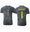 Brasilien Alisson Becker #1 Målmand Udebanetrøje Copa America 2024 Kort ærmer