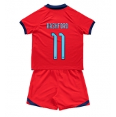 England Marcus Rashford #11 Udebanetrøje Børn VM 2022 Kort ærmer (+ bukser)