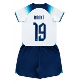 England Mason Mount #19 Hjemmebanetrøje Børn VM 2022 Kort ærmer (+ bukser)