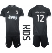 Juventus Alex Sandro #12 Tredje trøje Børn 2023-24 Kort ærmer (+ bukser)