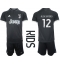 Juventus Alex Sandro #12 Tredje trøje Børn 2023-24 Kort ærmer (+ bukser)