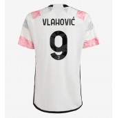 Juventus Dusan Vlahovic #9 Udebanetrøje 2023-24 Kort ærmer