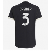 Juventus Gleison Bremer #3 Tredje trøje 2023-24 Kort ærmer
