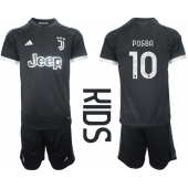 Juventus Paul Pogba #10 Tredje trøje Børn 2023-24 Kort ærmer (+ bukser)
