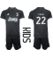 Juventus Timothy Weah #22 Tredje trøje Børn 2023-24 Kort ærmer (+ bukser)