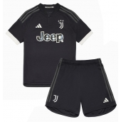 Juventus Tredje trøje Børn 2023-24 Kort ærmer (+ bukser)