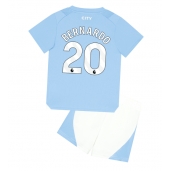 Manchester City Bernardo Silva #20 Hjemmebanetrøje Børn 2023-24 Kort ærmer (+ bukser)