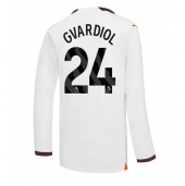 Manchester City Josko Gvardiol #24 Udebanetrøje 2023-24 Lange ærmer