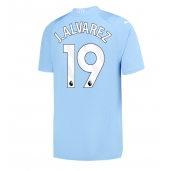Manchester City Julian Alvarez #19 Hjemmebanetrøje 2023-24 Kort ærmer