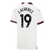 Manchester City Julian Alvarez #19 Udebanetrøje 2023-24 Kort ærmer
