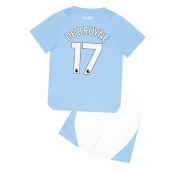 Manchester City Kevin De Bruyne #17 Hjemmebanetrøje Børn 2023-24 Kort ærmer (+ bukser)