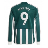 Manchester United Anthony Martial #9 Udebanetrøje 2023-24 Lange ærmer