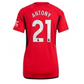 Manchester United Antony #21 Hjemmebanetrøje Dame 2023-24 Kort ærmer