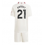 Manchester United Antony #21 Tredje trøje Børn 2023-24 Kort ærmer (+ bukser)