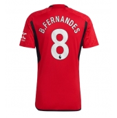 Manchester United Bruno Fernandes #8 Hjemmebanetrøje 2023-24 Kort ærmer