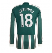 Manchester United Casemiro #18 Udebanetrøje 2023-24 Lange ærmer