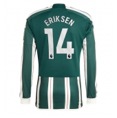 Manchester United Christian Eriksen #14 Udebanetrøje 2023-24 Lange ærmer