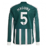 Manchester United Harry Maguire #5 Udebanetrøje 2023-24 Lange ærmer
