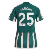 Manchester United Jadon Sancho #25 Udebanetrøje Dame 2023-24 Kort ærmer