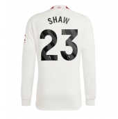 Manchester United Luke Shaw #23 Tredje trøje 2023-24 Lange ærmer