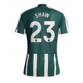 Manchester United Luke Shaw #23 Udebanetrøje 2023-24 Kort ærmer