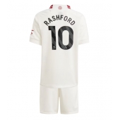 Manchester United Marcus Rashford #10 Tredje trøje Børn 2023-24 Kort ærmer (+ bukser)