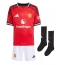 Manchester United Rasmus Hojlund #9 Hjemmebanetrøje Børn 2025-26 Kort ærmer (+ bukser)