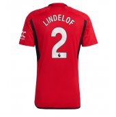 Manchester United Victor Lindelof #2 Hjemmebanetrøje 2023-24 Kort ærmer