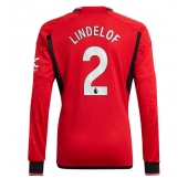 Manchester United Victor Lindelof #2 Hjemmebanetrøje 2023-24 Lange ærmer