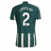 Manchester United Victor Lindelof #2 Udebanetrøje 2023-24 Kort ærmer