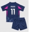 Nottingham Forest Chris Wood #11 Udebanetrøje Børn 2024-25 Kort ærmer (+ bukser)