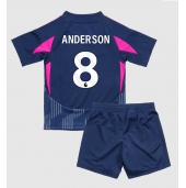 Nottingham Forest Elliot Anderson #8 Udebanetrøje Børn 2024-25 Kort ærmer (+ bukser)