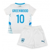 Olympique de Marseille Mason Greenwood #10 Hjemmebanetrøje Børn 2024-25 Kort ærmer (+ bukser)